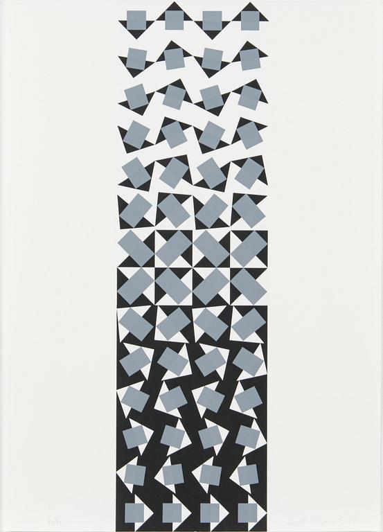 Portfolio with eleven serigraphs, signed and numbered 67/110, 1977.