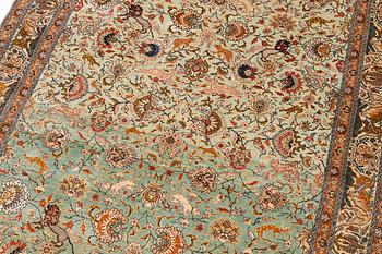 Matta, silke och metall Kayseri, Anatolien, ca 184 x 132 cm.