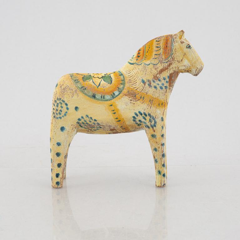 A Dalecarlian wooden horse, Sweden, first half of the 20th century.
