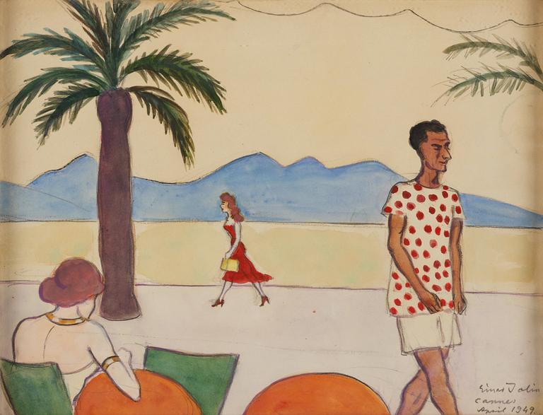 Einar Jolin, By the promenade.