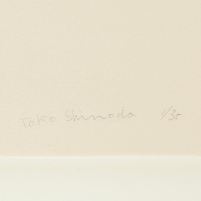 Toko Shinoda, lithograph in colour. Signed and numbered 1/35.