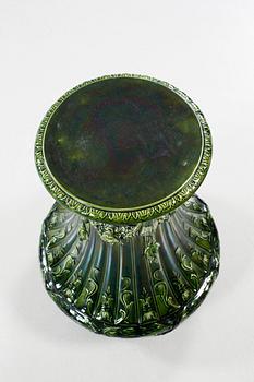 A majolica pedestal by Rörstrand, late 19th century.