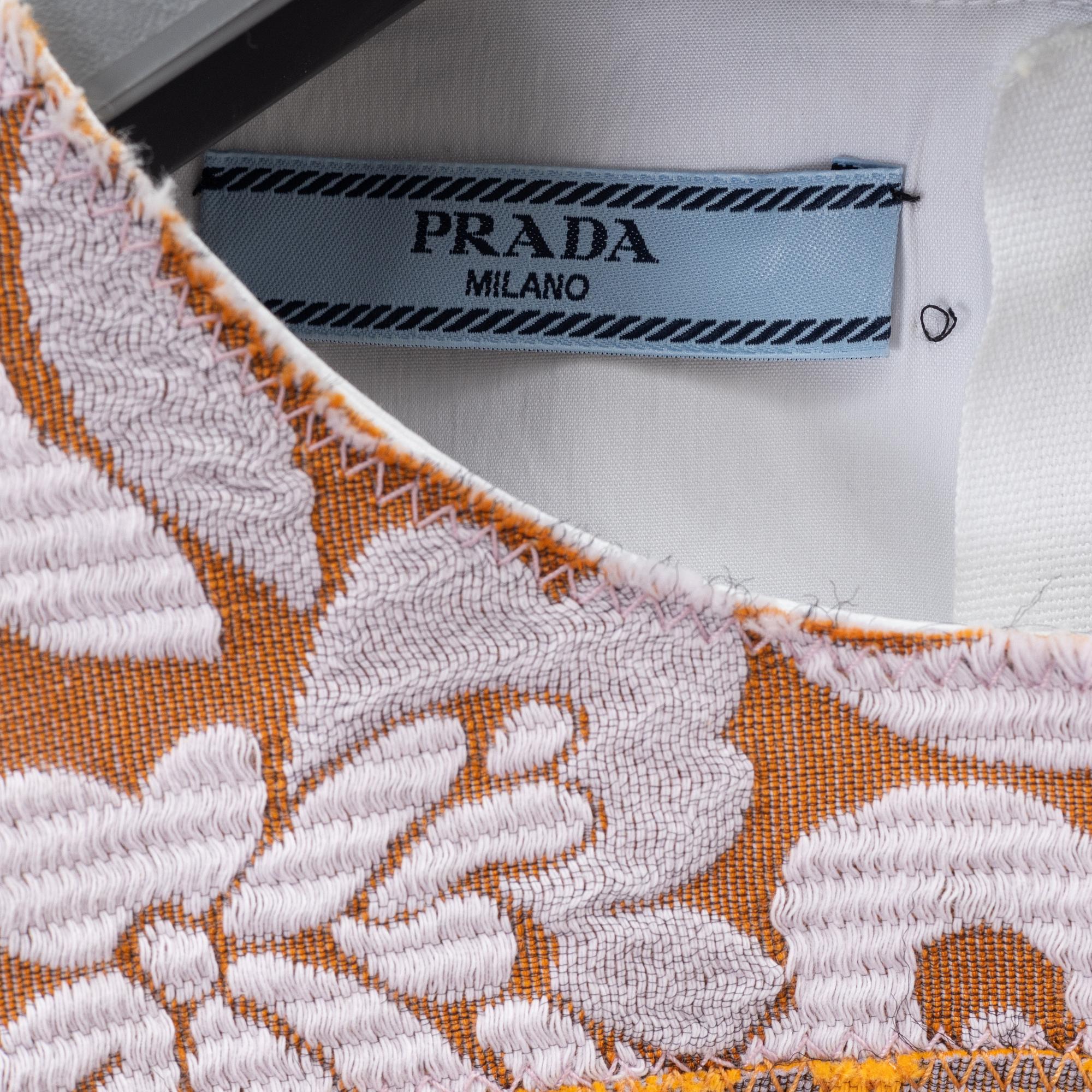 Prada, a cotton top, size 38.