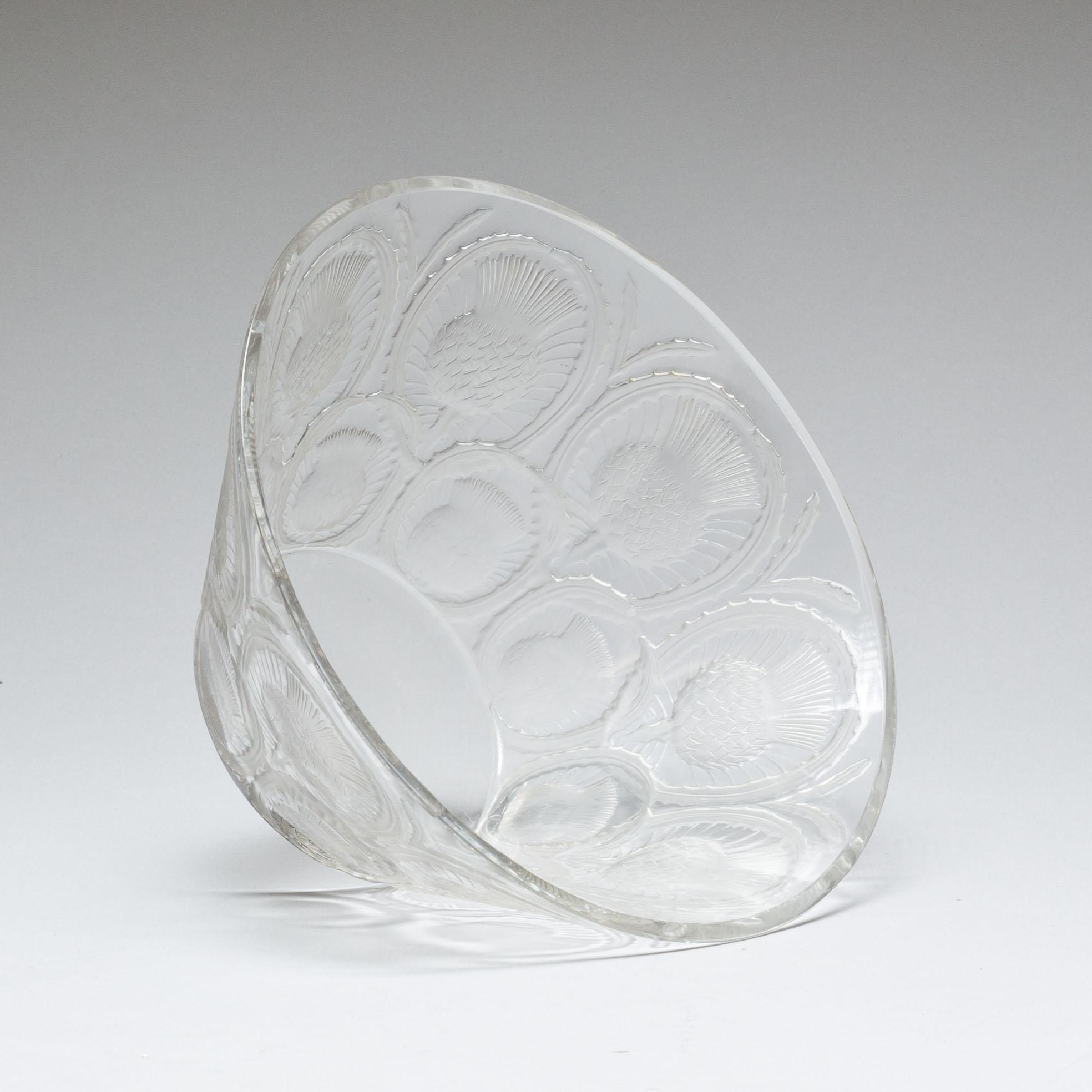 SKÅL, glas, Lalique, Frankrike.