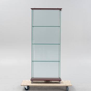 A glass display cabinet, Cattelan, Italy, 21st Century.