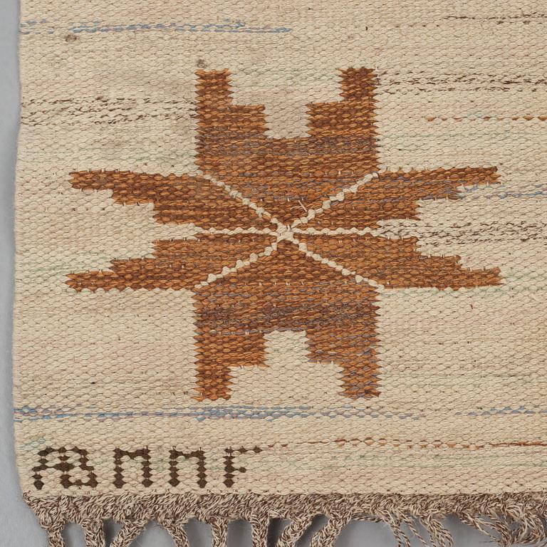 Märta Måås-Fjetterström, A carpet, "Höstmattan", flat weave, ca 325,5-328 x 225-226,5 cm, signed AB MMF.