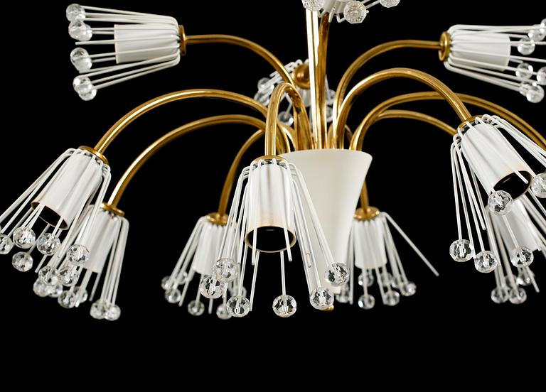 A ceiling lamp and one wall lamp possibly by Emil Stejnar, from the latter half of the 20th century.