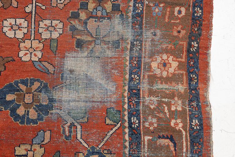 Matta, antik Mahal Västra Persien, ca 390 x 267 cm.