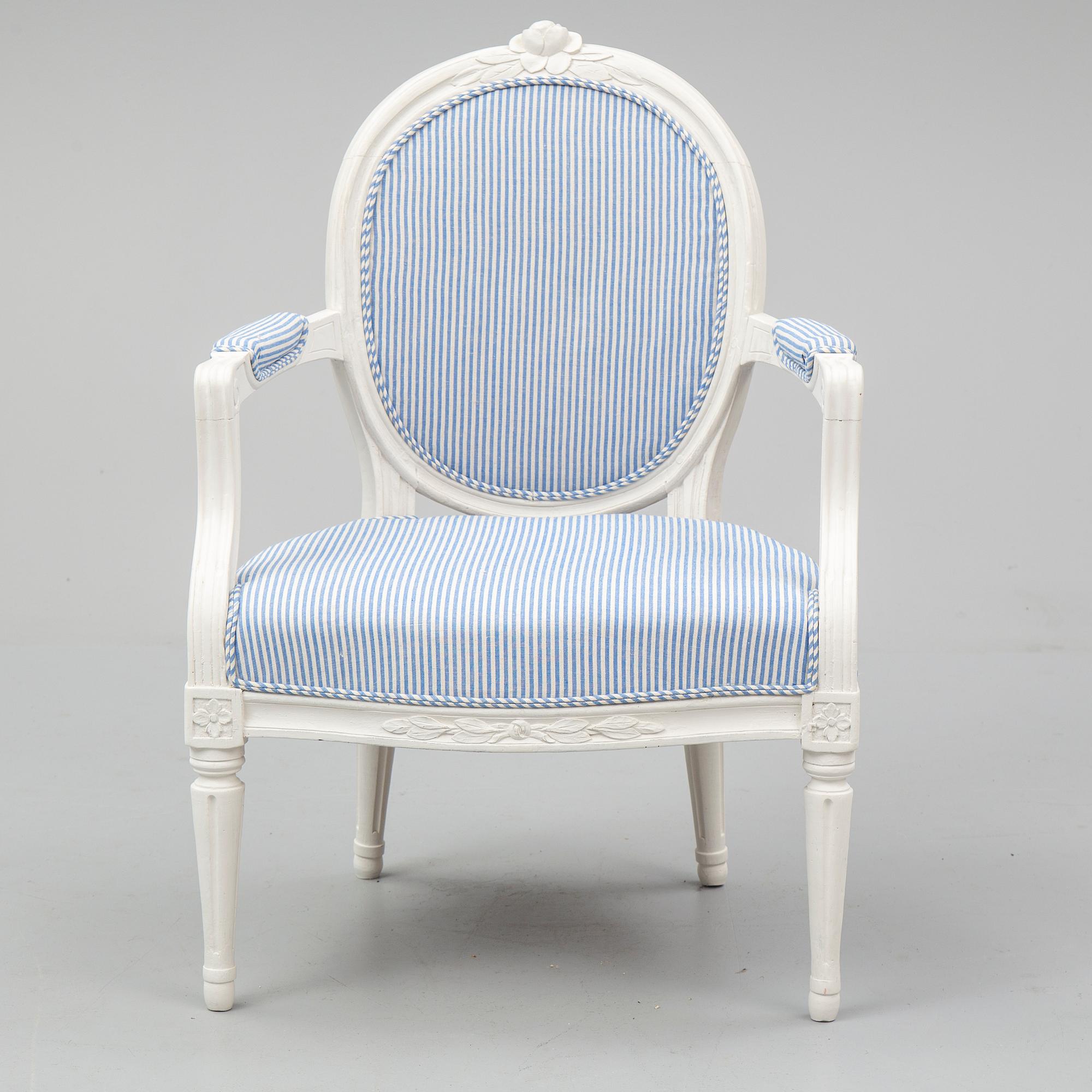 KARMSTOL, av Erik Öhrmark, (Stockholm 1777-1813). Gustaviansk.
