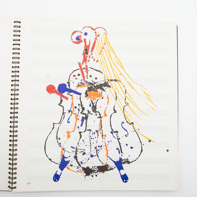 Art books 6 pcs; 3 x Arman, 2 x Wunderlich, 1 x Cesar (signed).