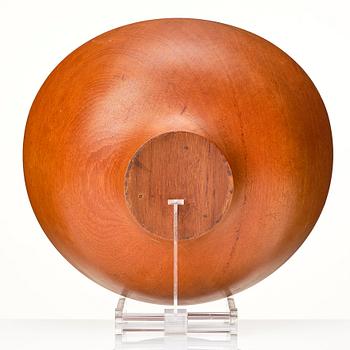 Finn Juhl, a teak bowl, Kay Bojesen, Denmark 1950s.