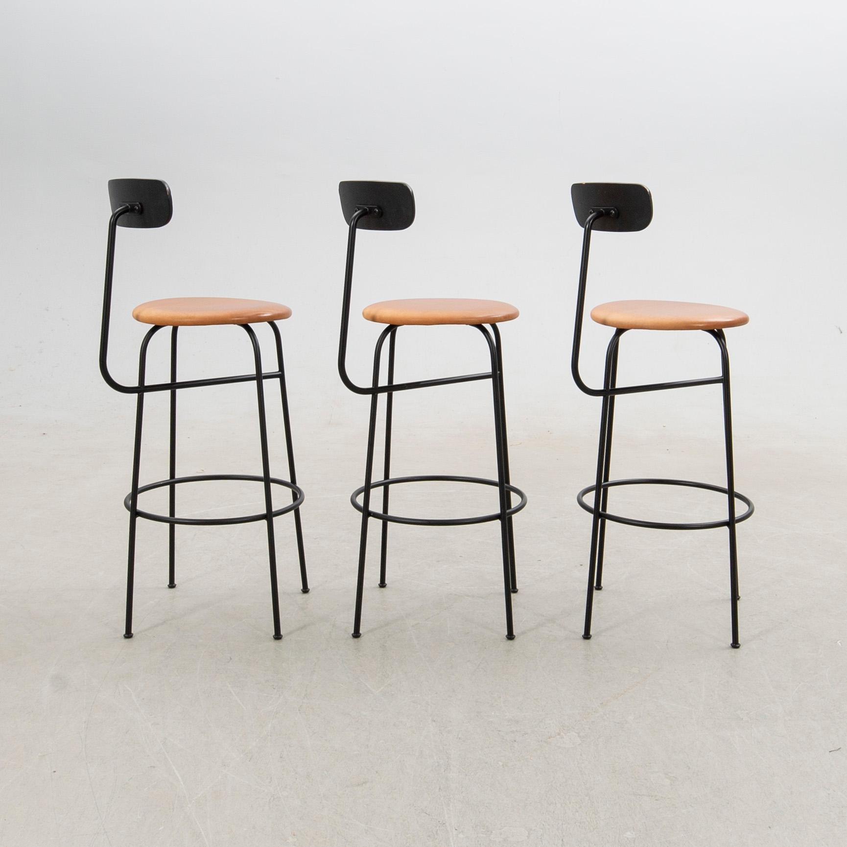 Afteroom, barstolar, 3 st, "Counter Chair" Audo, Danmark.