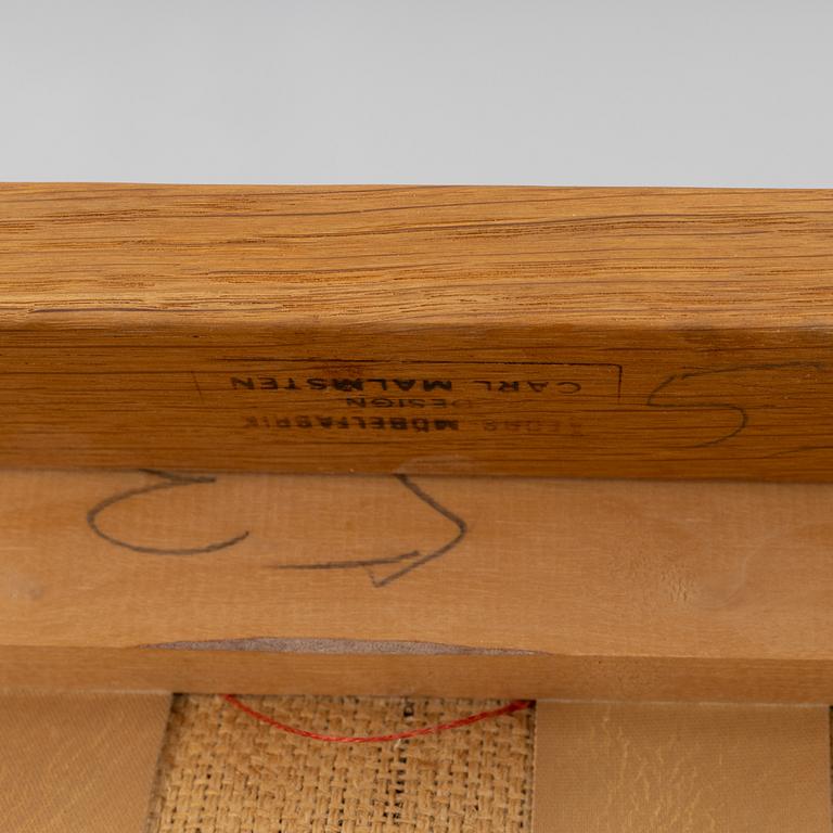 Carl Malmsten, matbord med 4 stolar, Åfors. 1900-talets andra hälft.