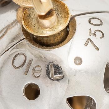 Ole Lynggaard, Charlotte Lynggaard, necklace 14K gold and silver with clasp in 18K white gold.