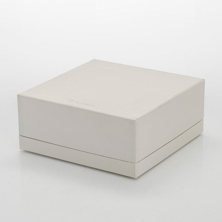 A sterling silver and enamel bowl, maker's mark of A. Tillander, Helsinki 2005.