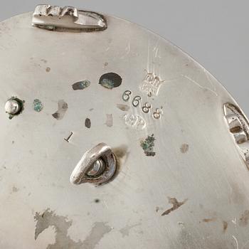 SALTKAR, 4 st, nysilver, England, tidigt 1900-tal.