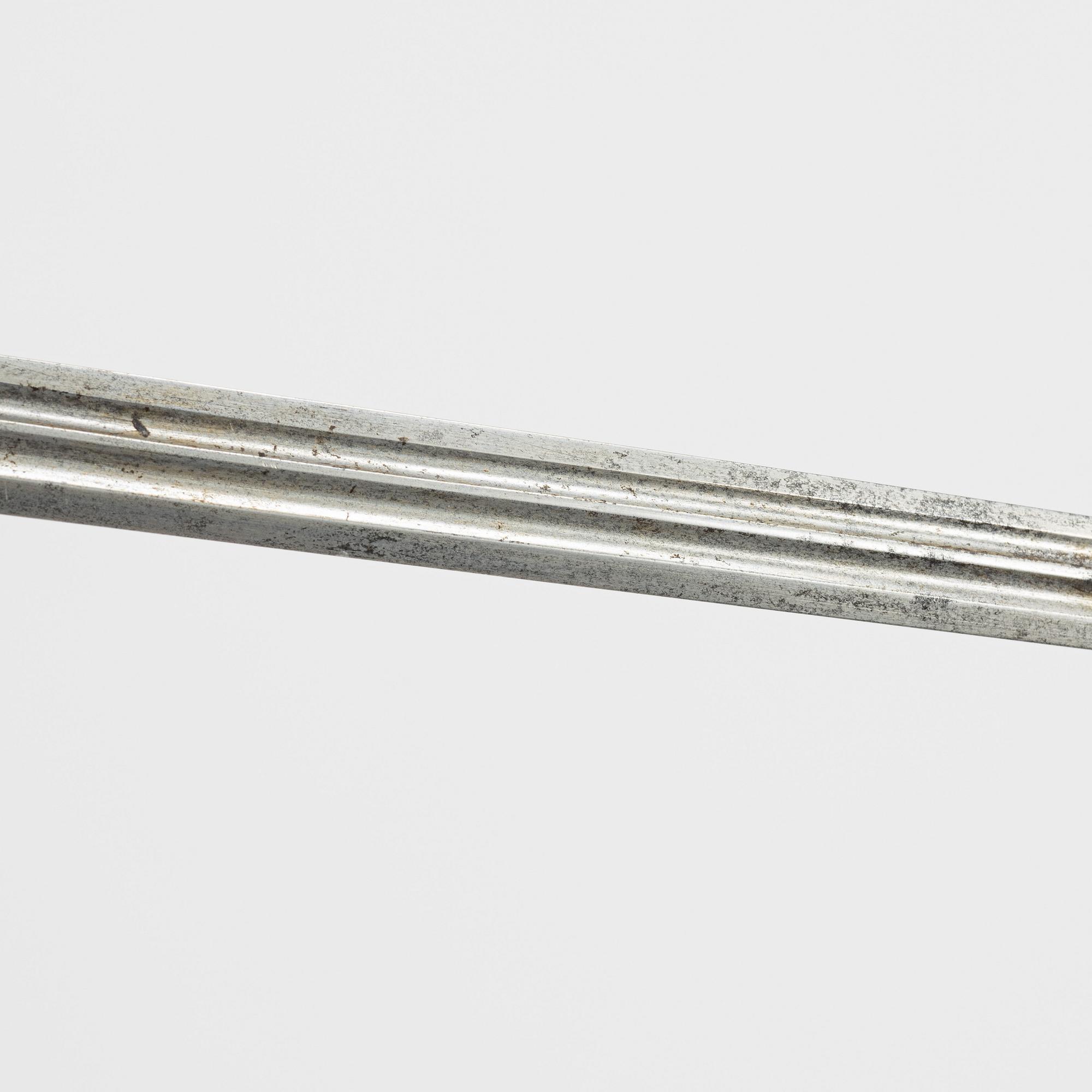 Sabel svensk, m/1889, för underofficer, med balja.