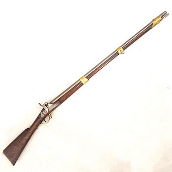 A Swedish percussion gun 1815-45 pattern.