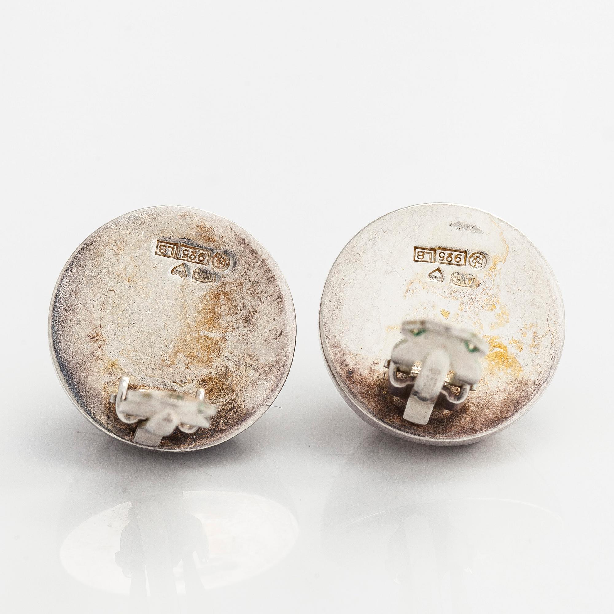 Kalevala Koru, A sterling silver necklace bracelet and earrings, "The Treasure from Halikko" 1979 and 1988.