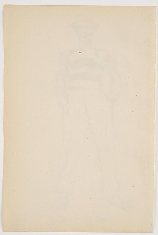 Lotte Laserstein, Young man in a hat.