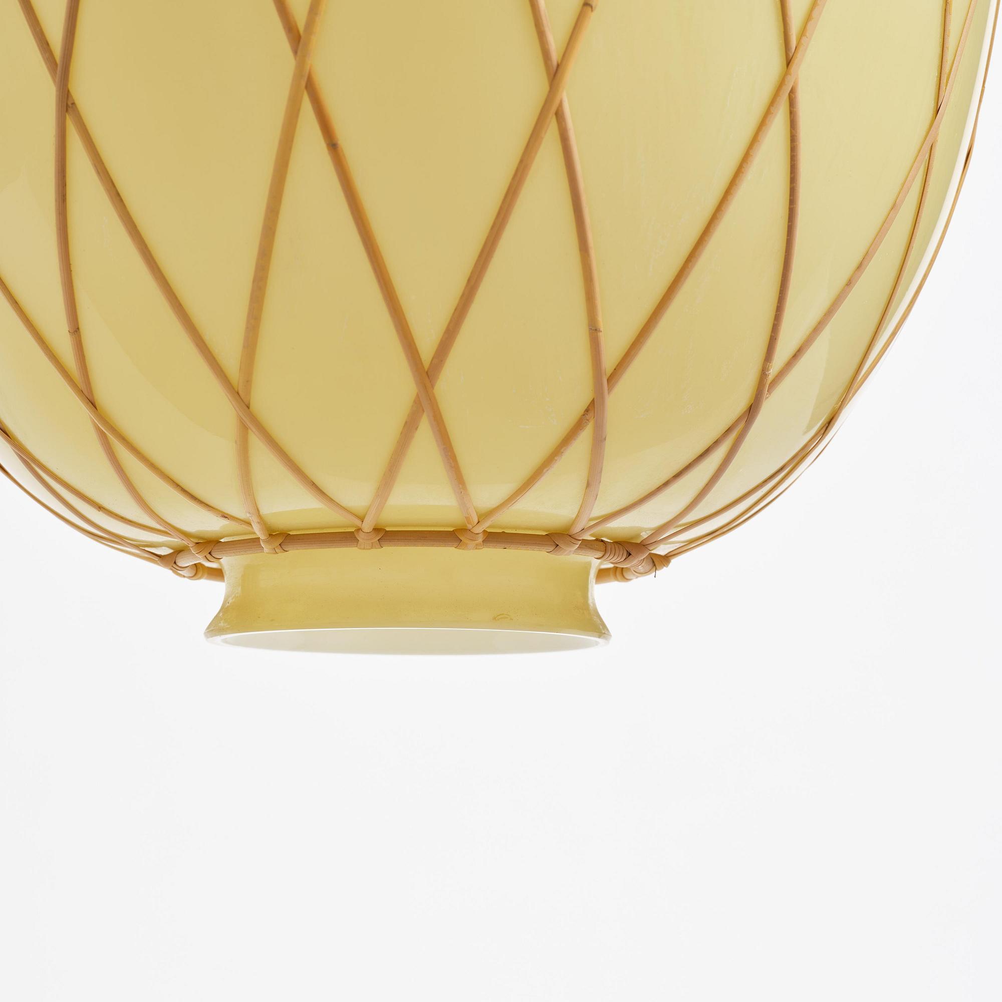 Harald Notini, a ceiling lamp model "11555", Arvid Böhlmarks Lampfabrik, Stockholm, 1940s.