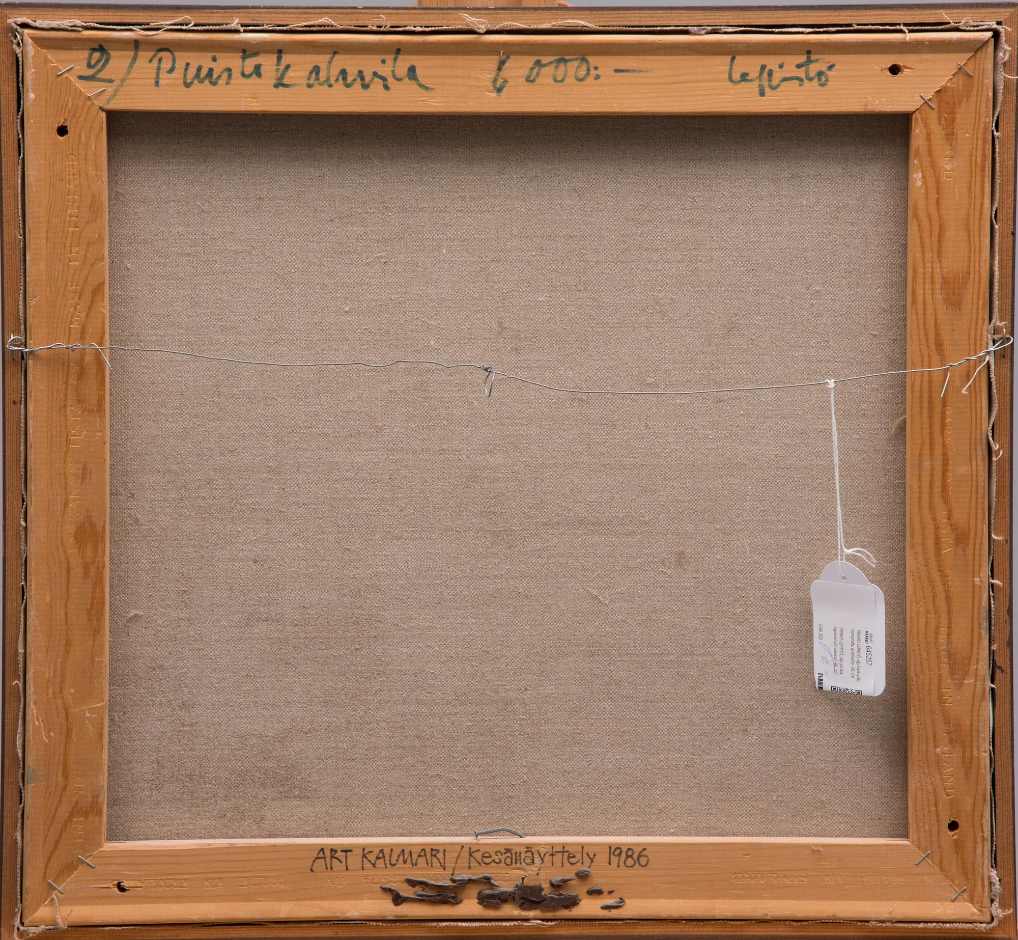 PIRKKO LEPISTÖ, olja på duk, signerad och daterad -86.