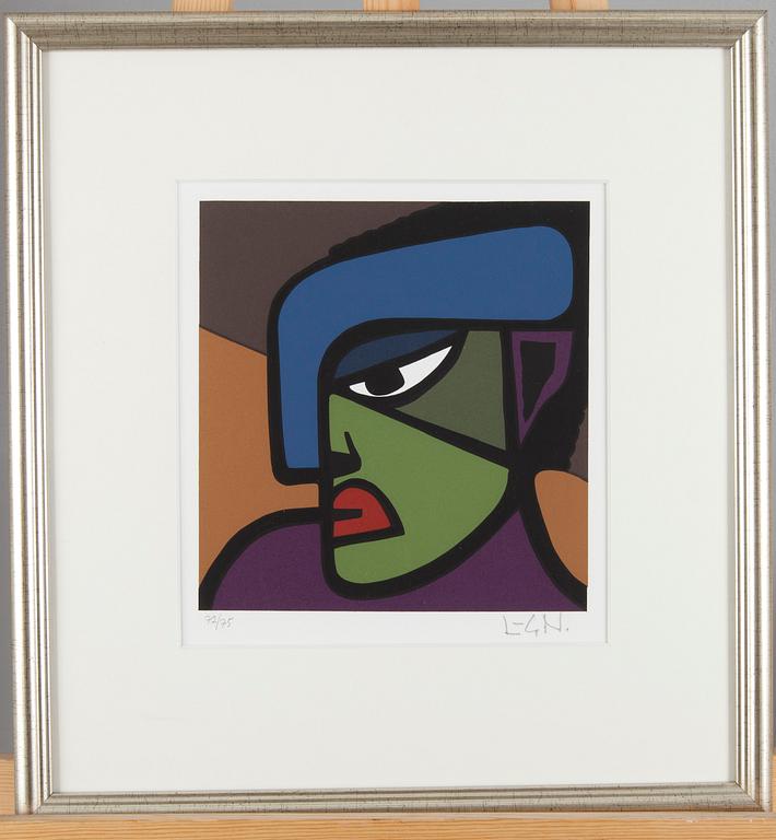 LARS GUNNAR NORDSTRÖM, serigrafi, signerad samt numrerad 72/75.
