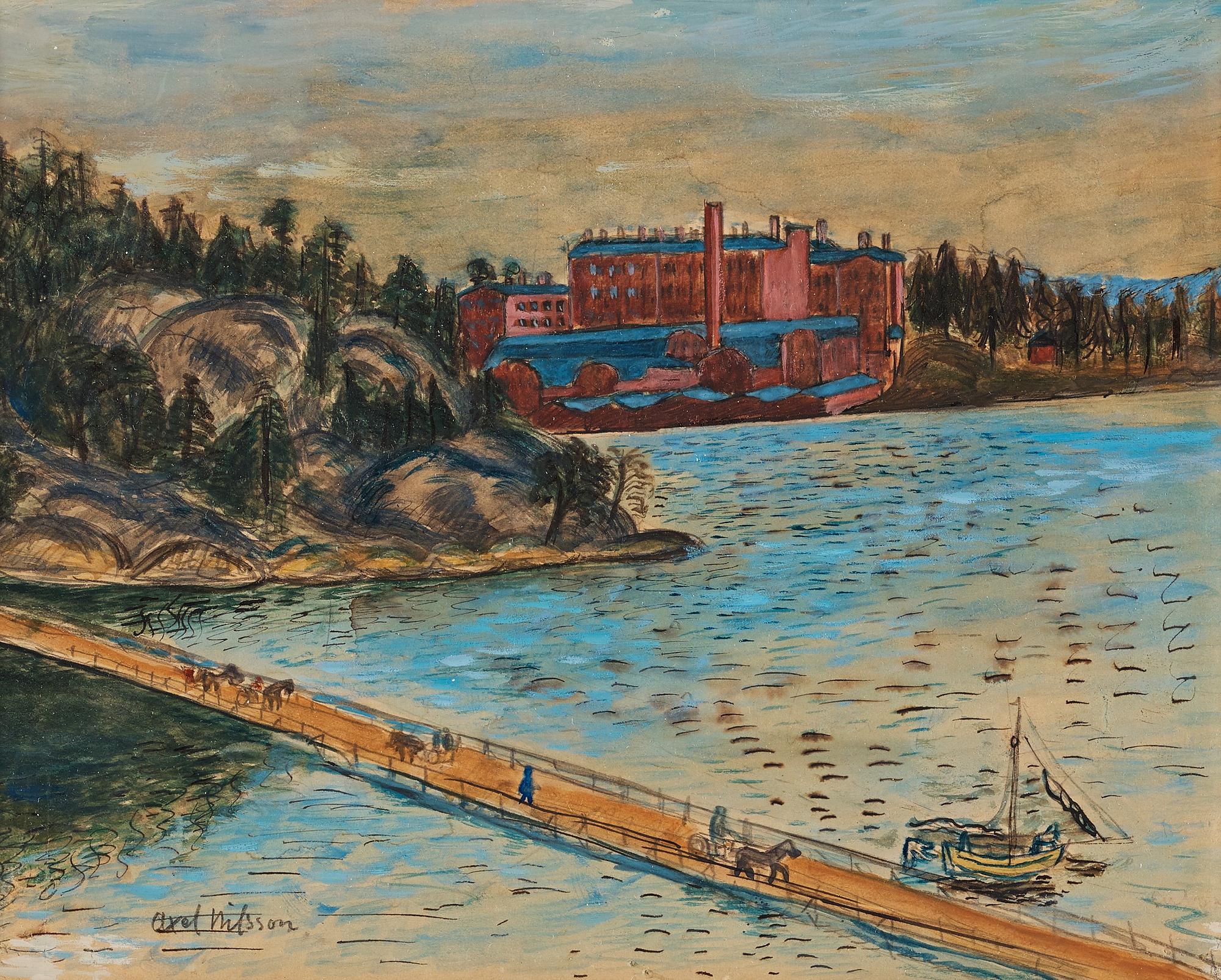 Axel Nilsson, "Traneberg".