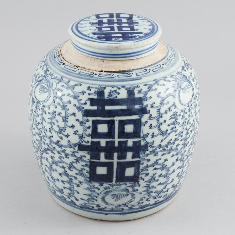 BOJAN MED LOCK, porslin, Kina, 1800-tal.