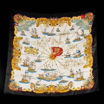 SCARF, siden, "Voiles de Lumiere", Jochim Metz, Hermés, 1900-talets fjärde kvartal.