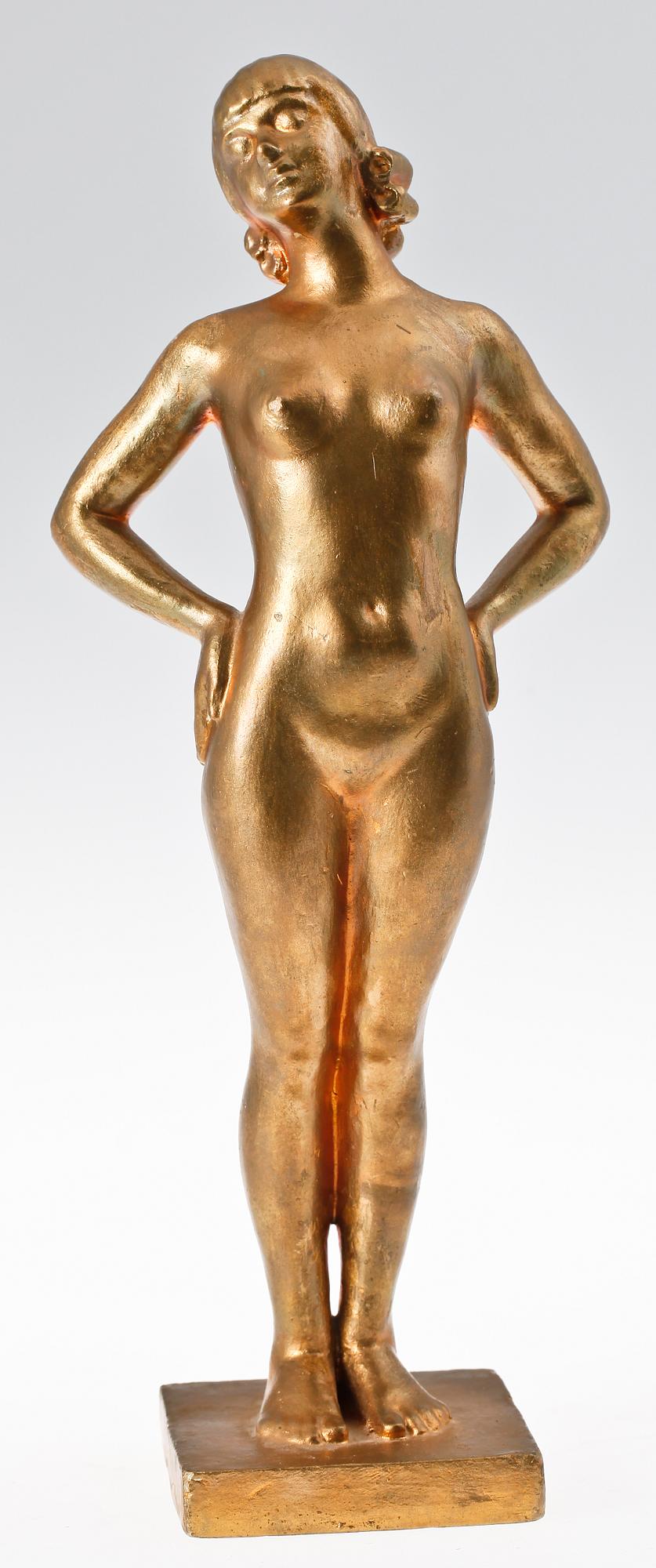 CARIN NILSON. Skulptur. Gips. Sign.