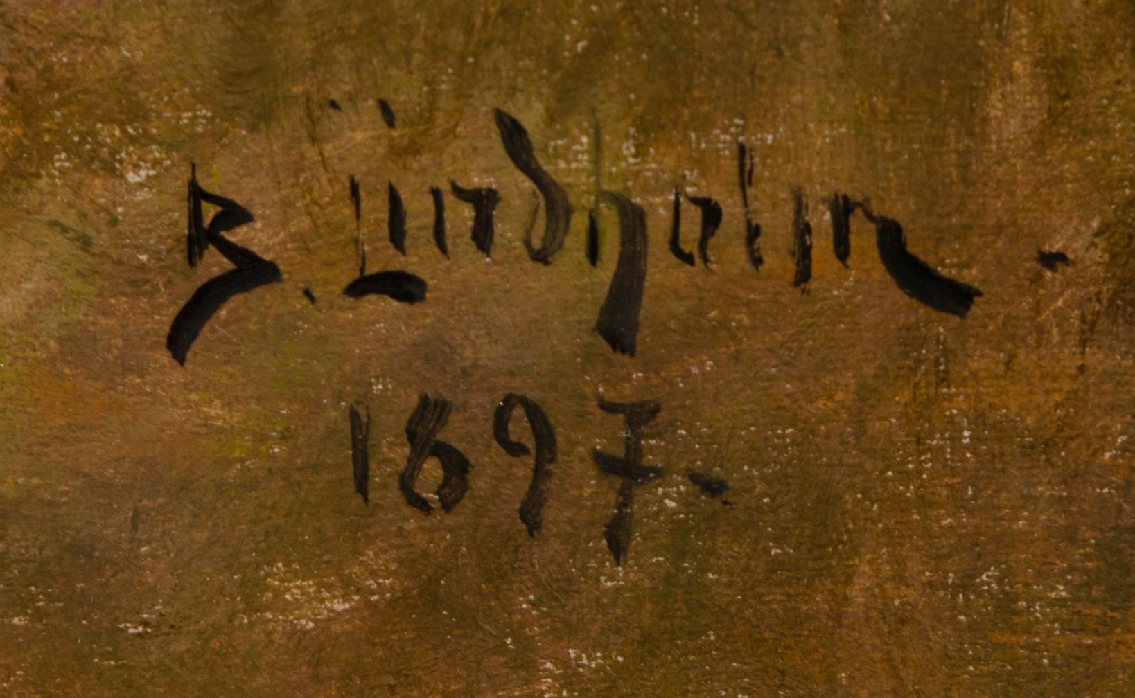 BERNDT LINDHOLM, SKOGSLANDSKAP.