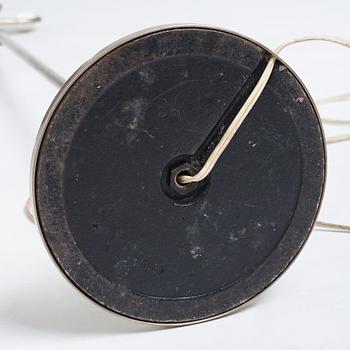 Futurum, probably designed by Margareta Köhler, a nickel plated floor lamp, Stockholm ca 1938.