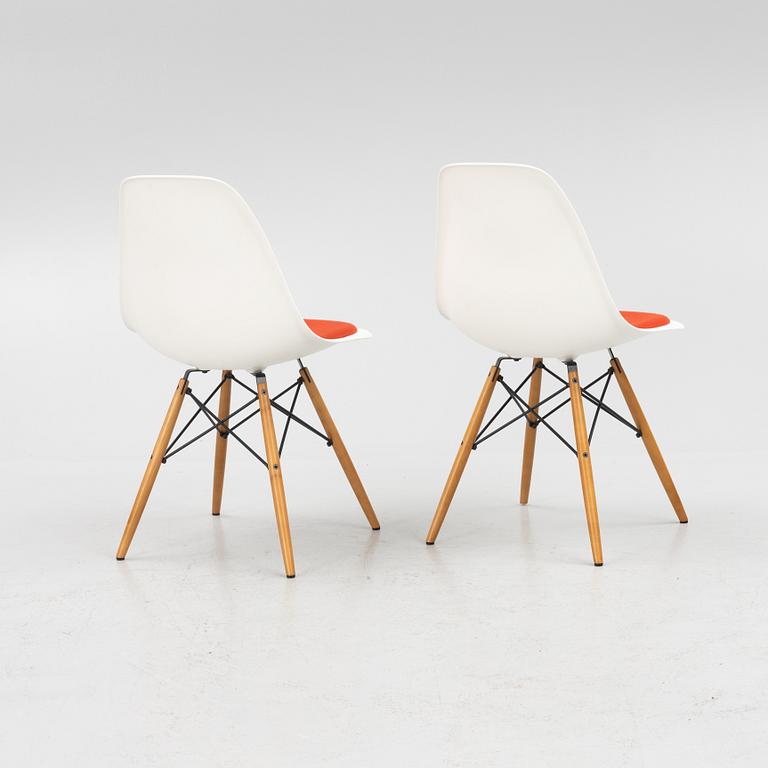 Charles & Ray Eames, stolar, 6 st, "Eames plastic Chair DSW", Vitra.