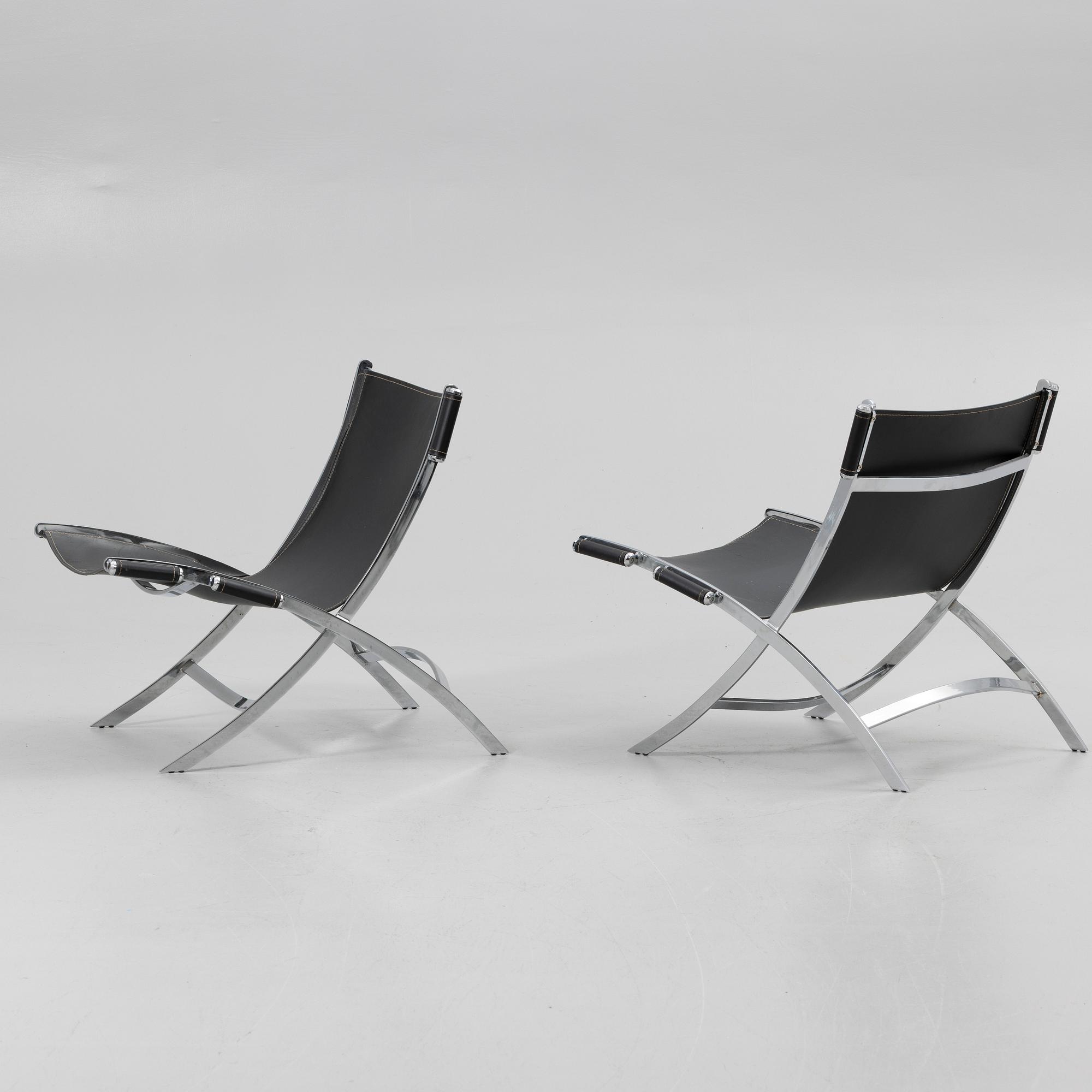 Antonio Citterio, Pair of armchairs, “Timeless”, Flexform, 2000s.