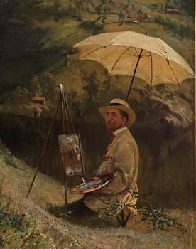 Hans Dahl, Modellen och konstnären.