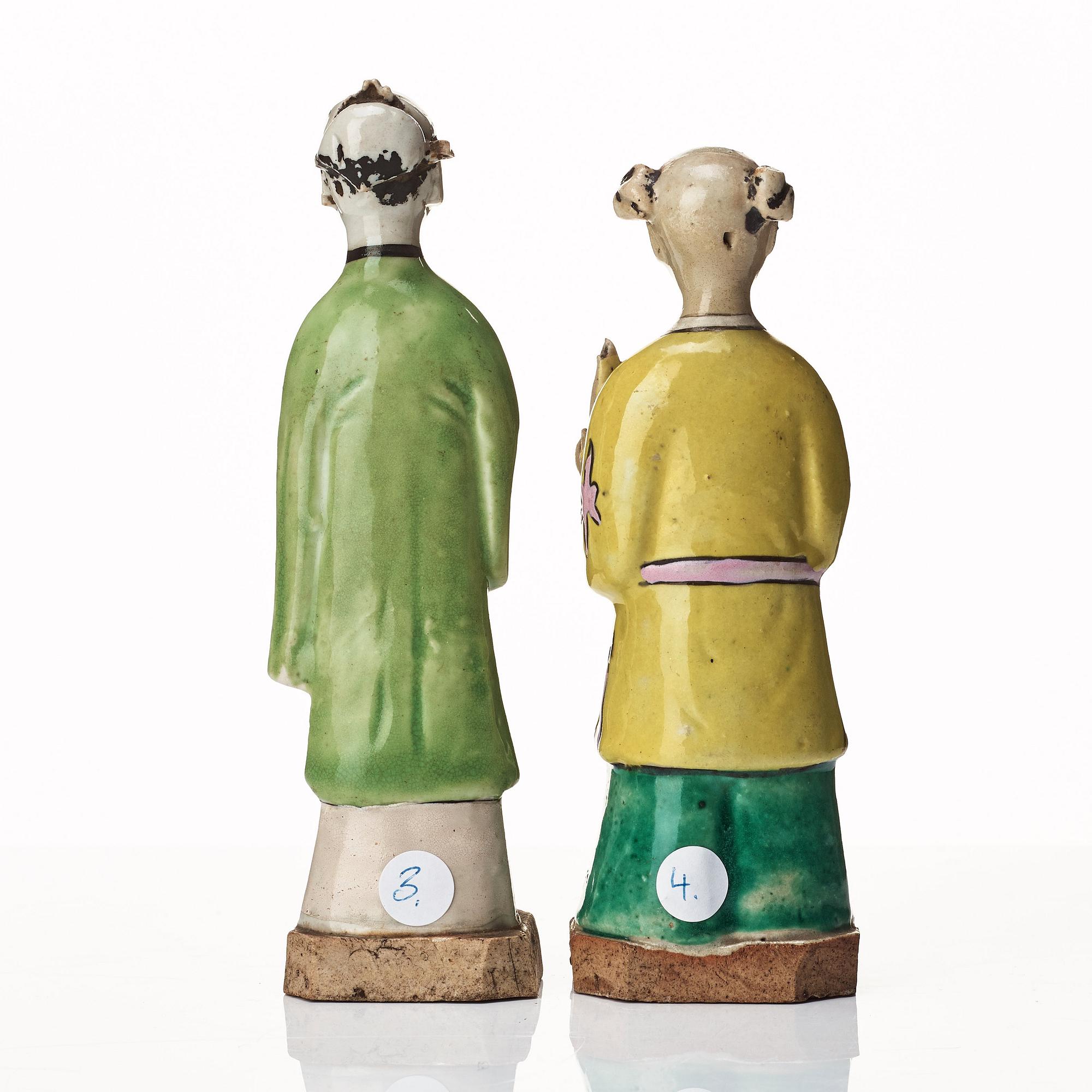 A group of eight immortals on  wooden stand, Qing dynasty, 19th Century.