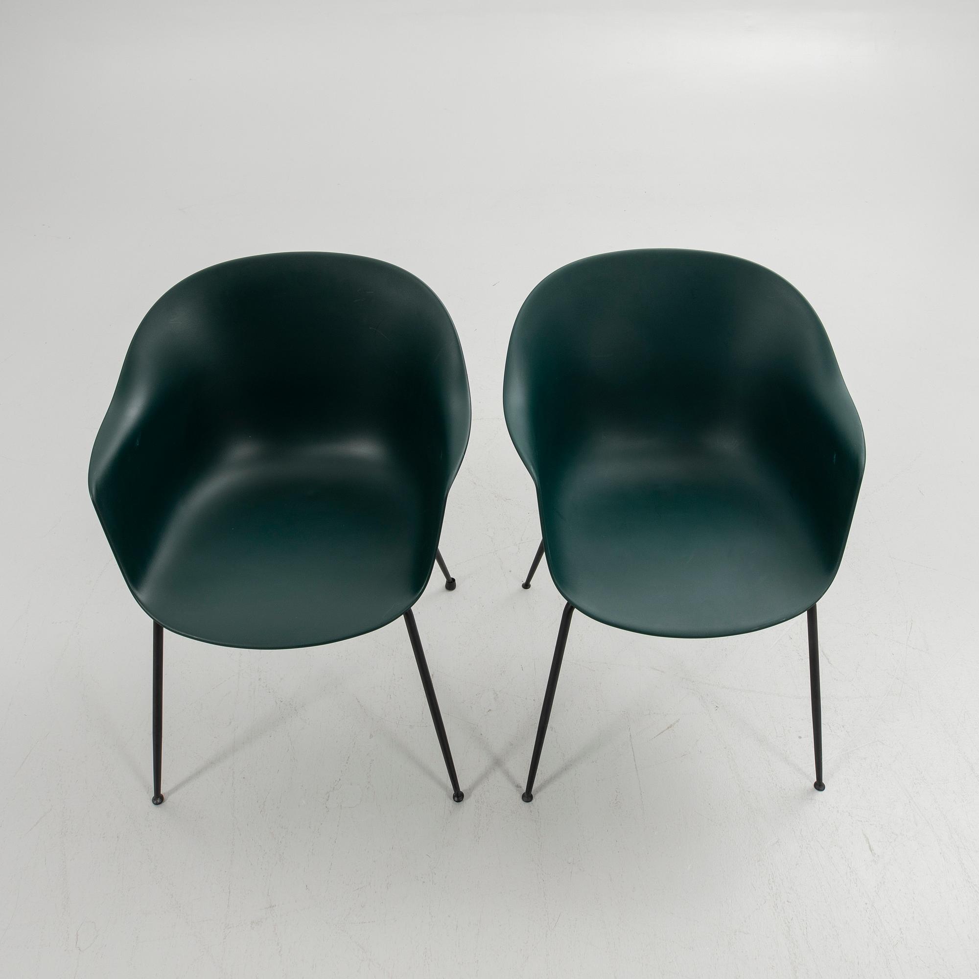GamFratesi, Chairs, a pair, "Bat Chair", Gubi, Denmark.