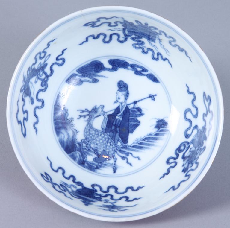 SKÅL, porslin, Kina, 1900-tal.