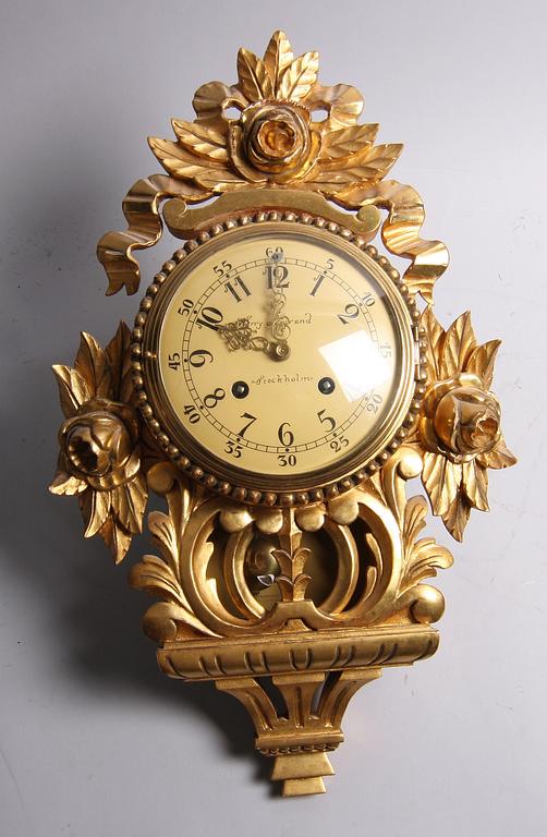 VÄGGPENDYL, gustaviansk stil, 1900-talets mitt.