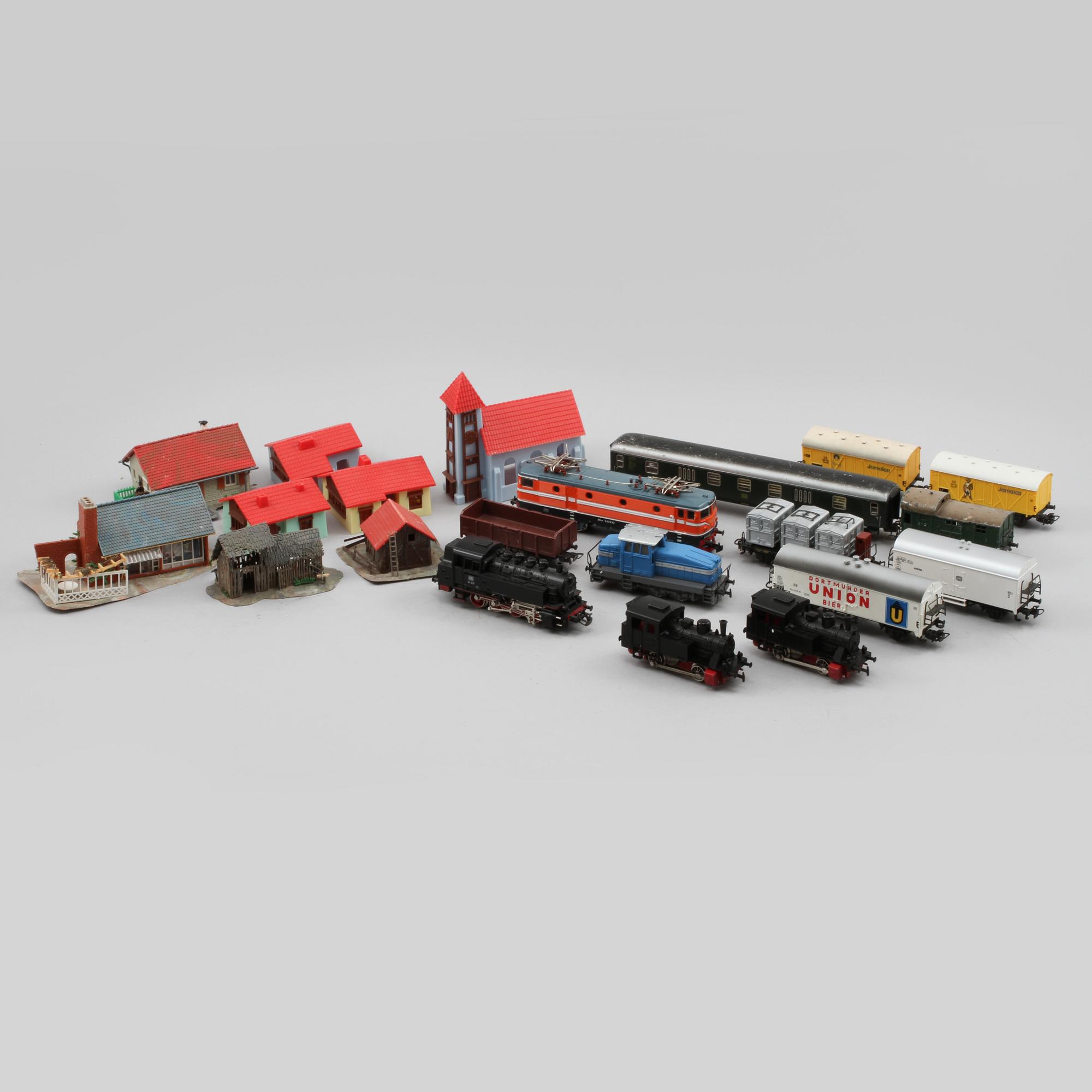 PARTI TÅGDELAR, Märklin, 1900-tal.