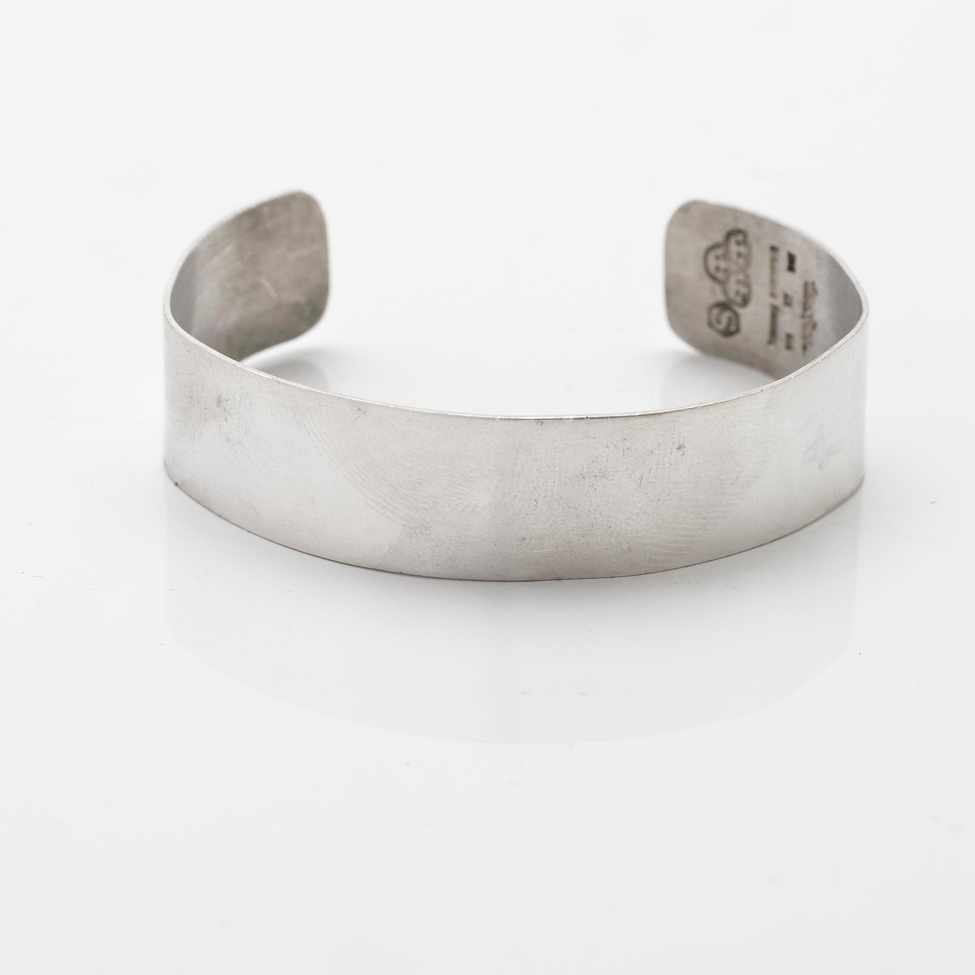 Wiwen Nilsson, Armband, sterlingsilver, Lund 1973.