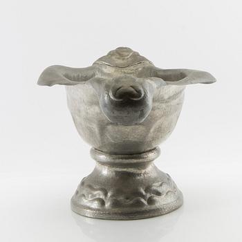 Bowl on foot Jugend early 20th century Denmark.