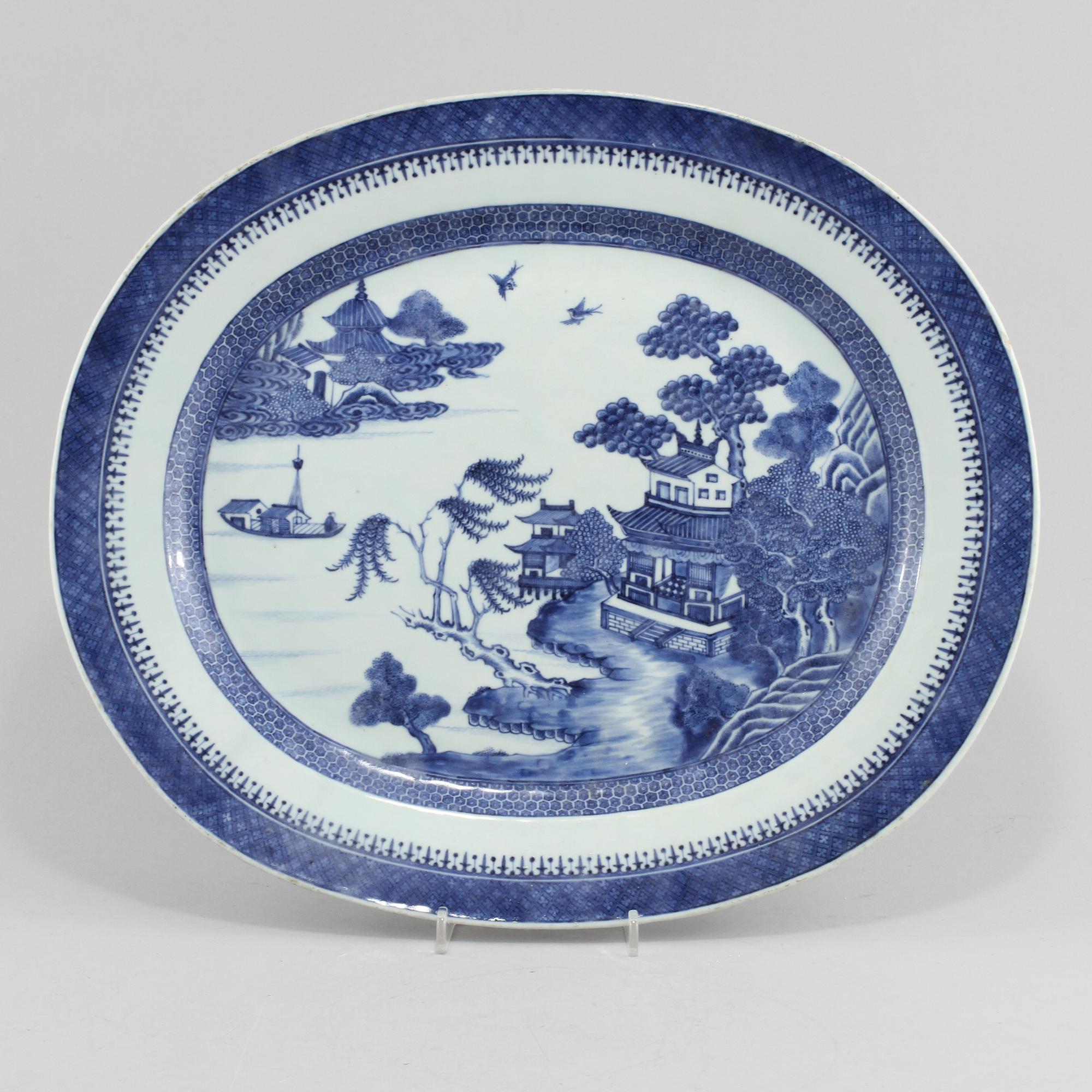 FAT, porslin, Kina 1700-tal.