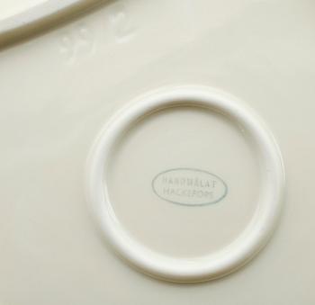 MATSERVIS, 58 delar, porslin, Hackefors, 1900-talets mitt.