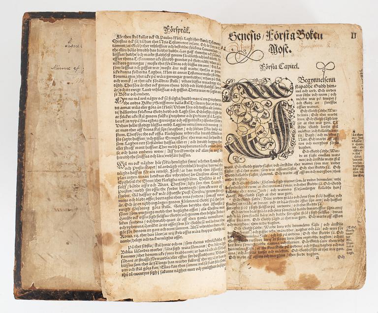 The Gustav Vasa Bible, 1540-41.