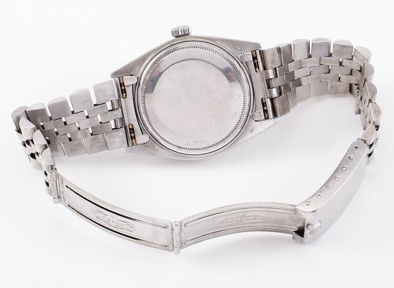 ARMBANDSUR, Rolex Oyster Perpetual Datejust, Superlative Chronometer, Herrur, 18K vitguld med urtavla i lapis lazuli.