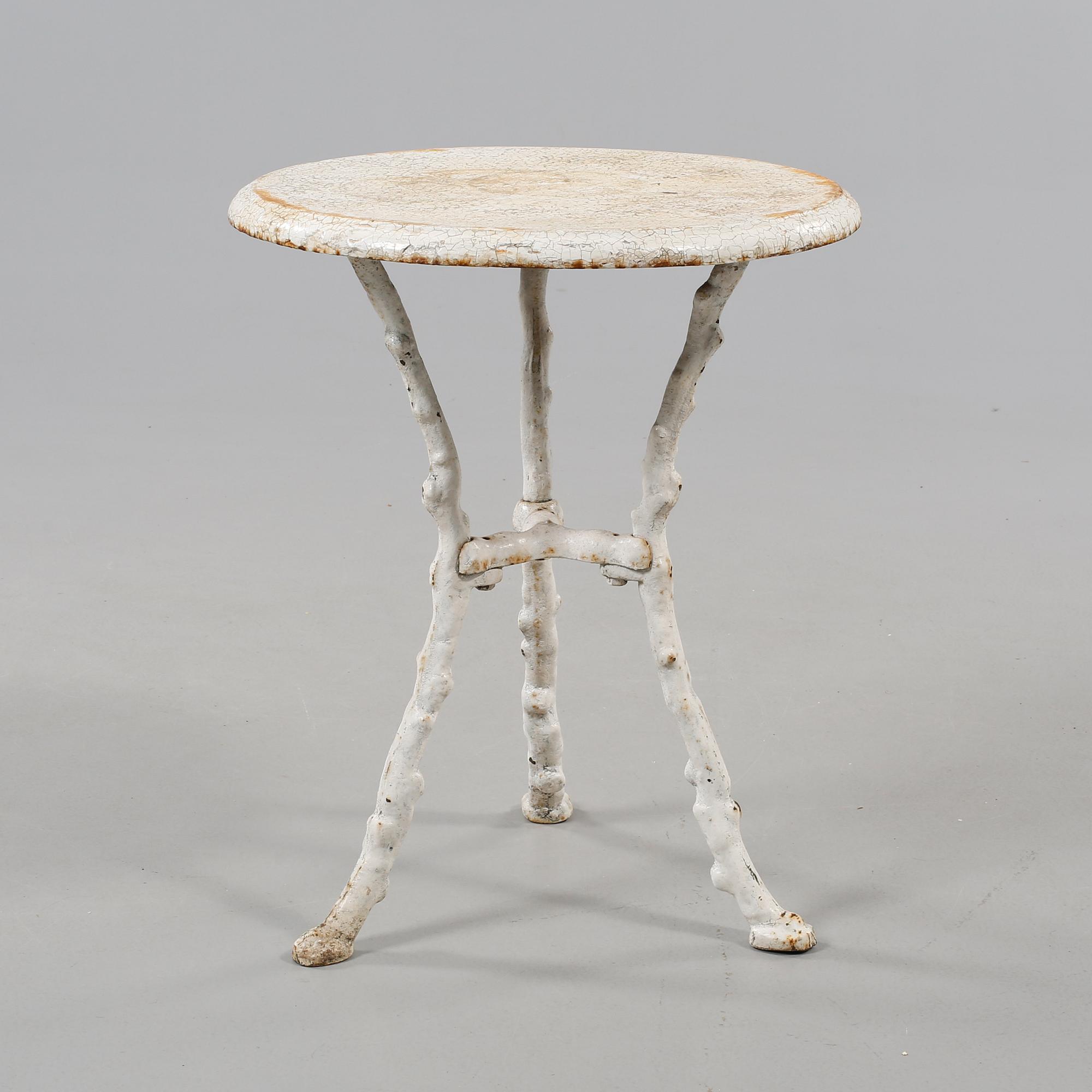 TRÄDGÅRDSBORD, gjutjärn, 1800-talets slut.