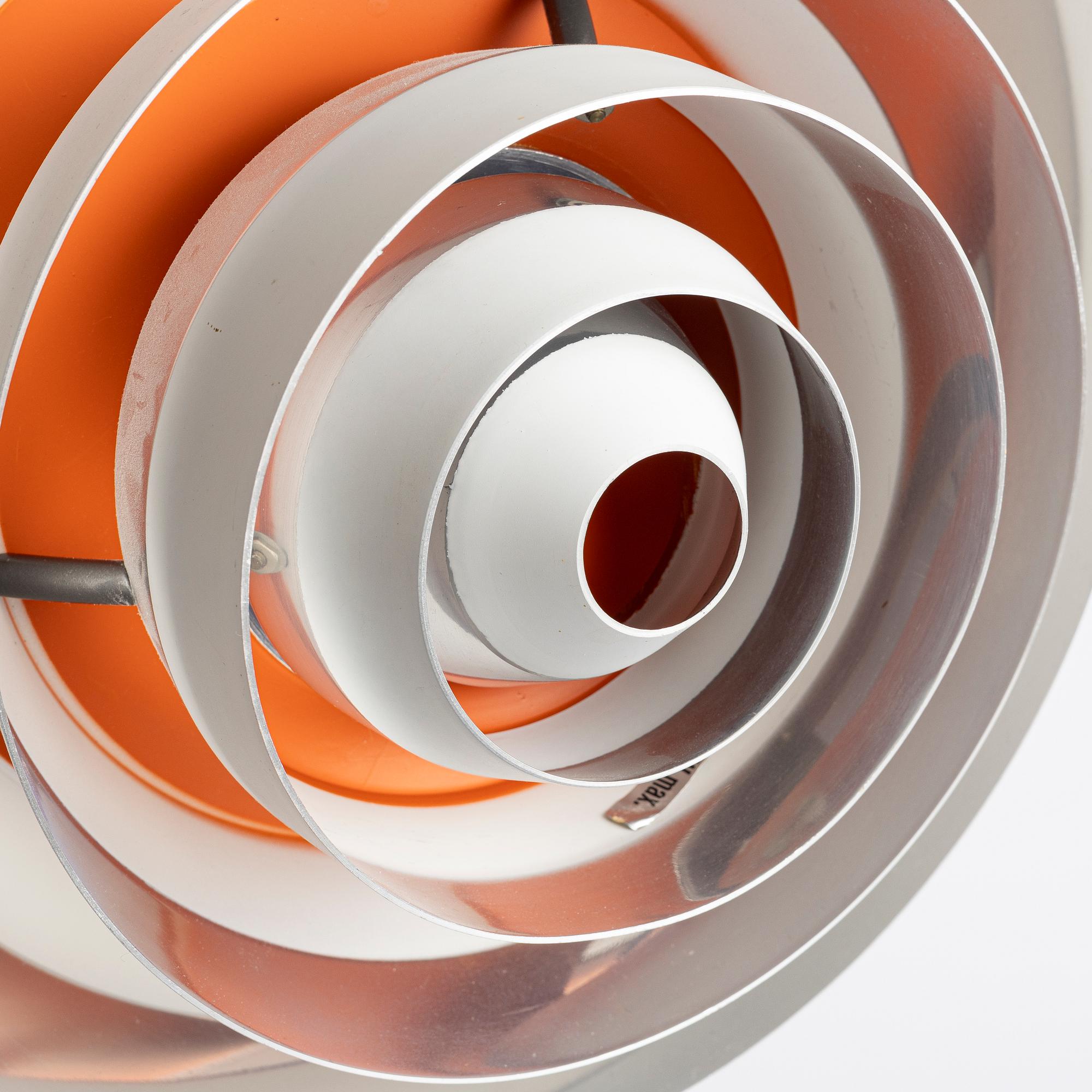 Poul Henningsen, a 'Kontrast' ceiling lamp, Louis Poulsen, Denmark.