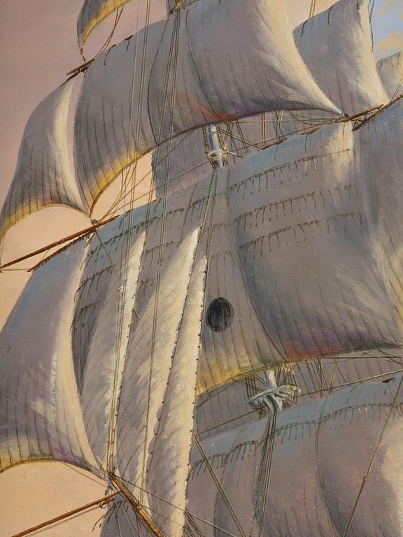 John Bentham Dinsdale, "Oxford" of the Black Ball Packet Line.